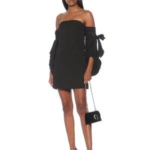 REBECCA VALLANCE Martini strapless crêpe minidress